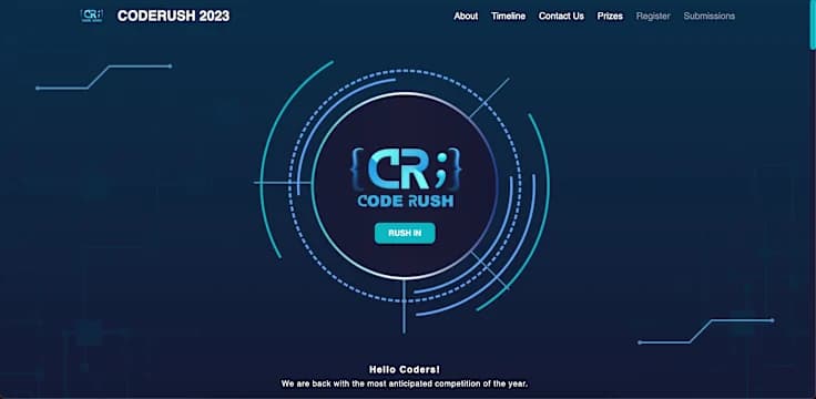 CodeRush 2023 Website